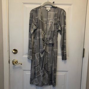 Donna Morgan Faux Wrap Dress